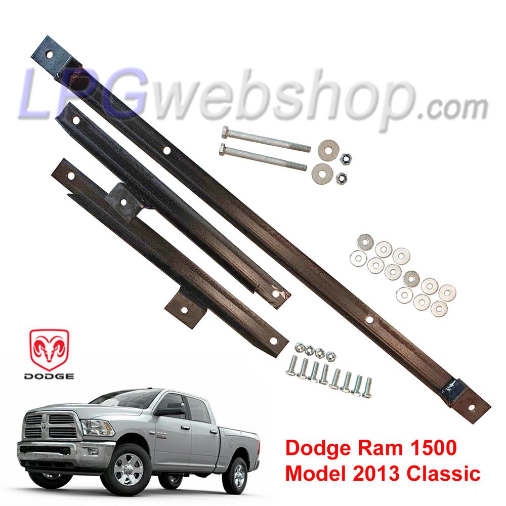 Kit de montage pour réservoir GPL torique de 122 L suspendu sous le modèle Dodge Ram 2013 Kit de montage pour réservoir GPL torique de 122 L suspendu sous le modèle Dodge Ram 2013