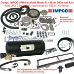 Compl. IMPCO LPG-Set 300A met Arm + LPG Cil. Tank tot 85L inbouw