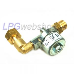 Hogedruk LPG-filter F-701-W1 met SHELL Female G.12 Haaks x G.12 Male Recht