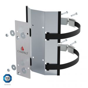 Contraplaca para juego de soporte para bombonas de gas CAMPKO