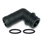 Collegamenti gas e acqua incl. O-ring - plastica per evaporatore Prins VSI