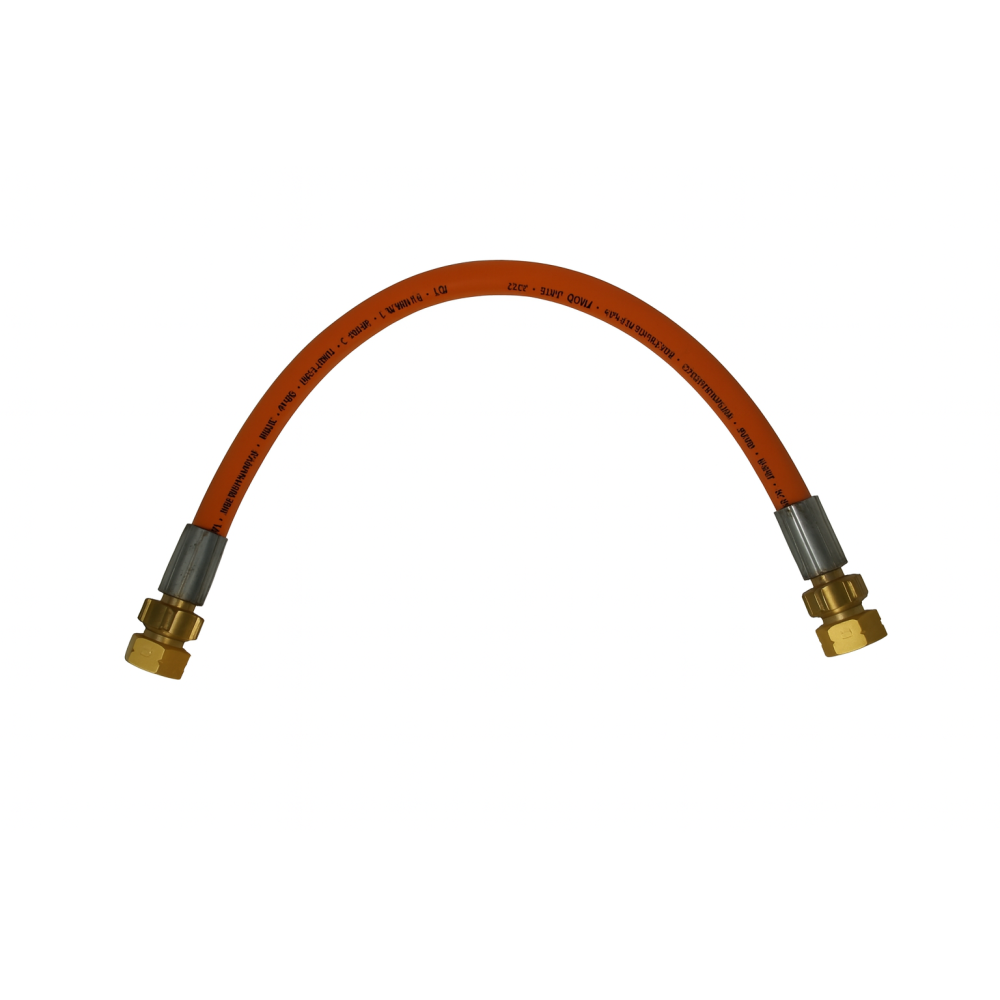 High-pressure Gas Hose 400mm 2 x G.2 SHELL-F (21,8 x 1/14 lh) incl 2 x D4 Adapter High-pressure Gas Hose 400mm 2 x G.2 SHELL-F (21,8 x 1/14 lh) incl 2 x D4 Adapter