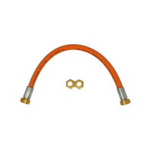 Flexible gaz haute pression 400mm 2 x G.2 SHELL-F (21,8 x 1/14 lh) incl. 2 adaptateurs D4