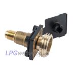 Conjunto de enchimento de GLP com mangueira de 1/2" UNF + enchimento plano + conjunto de adaptadores de enchimento