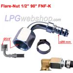 Doppeltes LPG Füllenset mit 4m langem Rohr zum Befüllen von 2x Gastank oder 2x Gasflasche mit 1/2" UNF-Anschluss