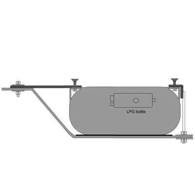 Montagem de tanques toroidais