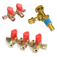 Manual and Electrical Gas Valves - Quick-closing valves - Distribution valves