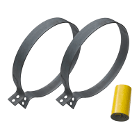 Tank Fixation Rings for LPG cylinder tanks and camper vapor tanks