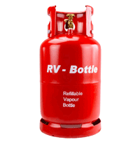 Refillable steel LPG Gas Bottle with 80% filling stop