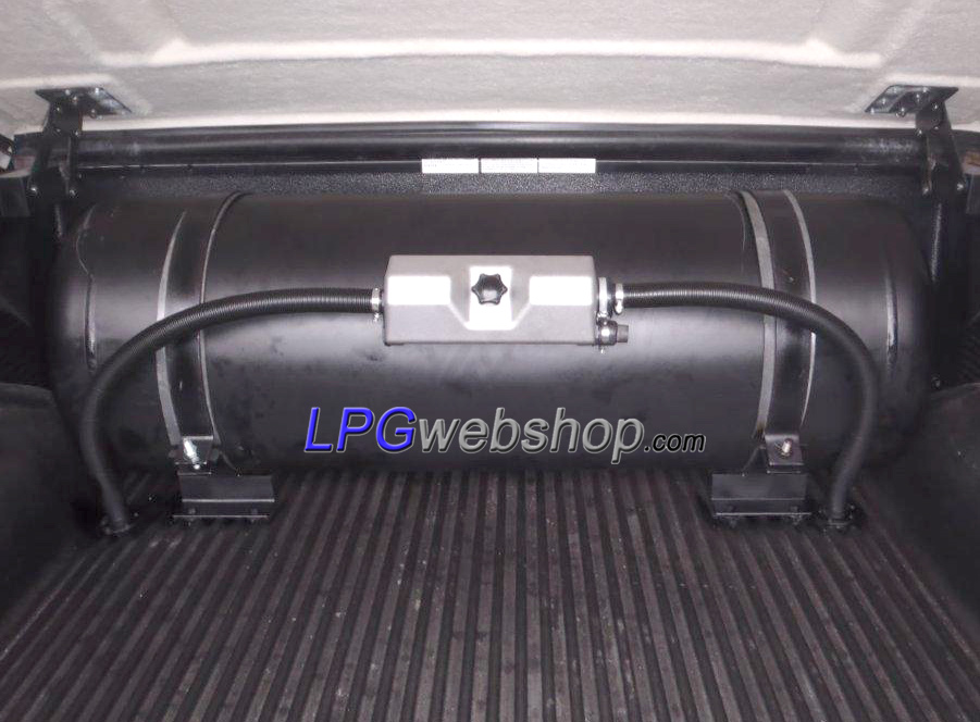 Cilindertank met tankbeugelset