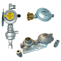 Pressure regulators & Sets for gas pressure reduction for gas bottles