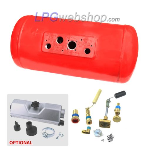 Tanque cilíndrico GPL gasoso para autocaravana 55L (Ø360x630) 4 furos GZWM Válvulas incluídas
