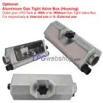 LPG-Tank Cylindrical 45L (Ø315x667) GZWM 4-Hole incl. Tank Fittings