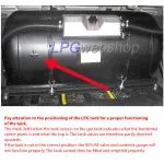 LPG-Tank Cylindrical 70L (Ø315x1004) GZWM 4-Hole incl. Tank Fittings