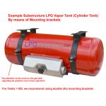 Conjunto de montagem de tanque para Tanques de GLP Cilíndricos para Autocaravana