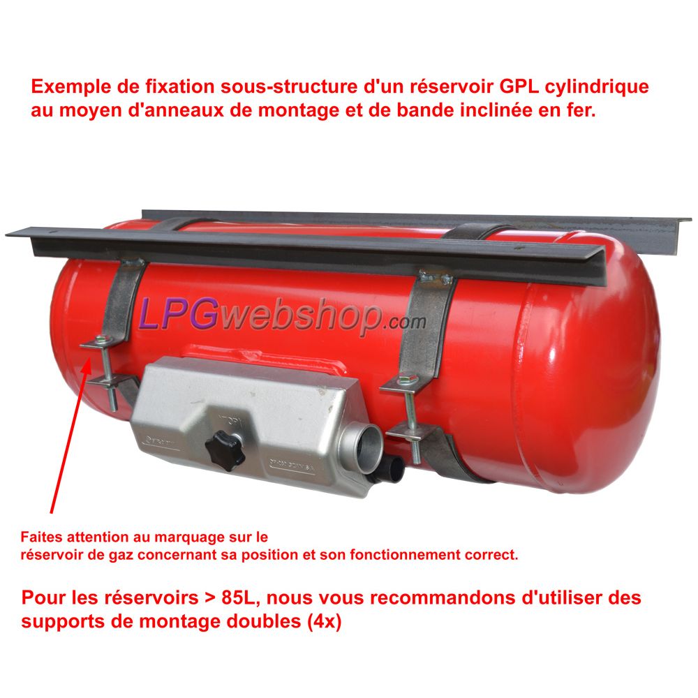 Réservoir GPL Camping-car 20L (Ø200x720) Cylindrique 4 Trous GZWM - Usage domestique Réservoir GPL Camping-car 20L (Ø200x720) Cylindrique 4 Trous GZWM - Usage domestique