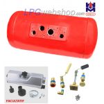 Réservoir GPL Camping-car 30L (Ø230x810) Cylindrique 4 Trous GZWM - usage domestique