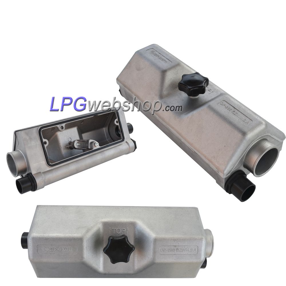 Caixa de válvulas para tanque de GLP 4 Furos GZWM Alumínio OP-280 E20 67R-010711 Caixa de válvulas para tanque de GLP 4 Furos GZWM Alumínio OP-280 E20 67R-010711