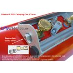 Réservoir Cyl. GPL Camping-car 70L (Ø360x789) STAKO 4-Trous 67R vannes incluses - usage domestique