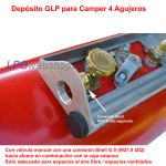 Depósito GLP Toroidal para autocaravana 63L (Ø650x230) 4-Agujeros GZWM 67R - uso doméstico